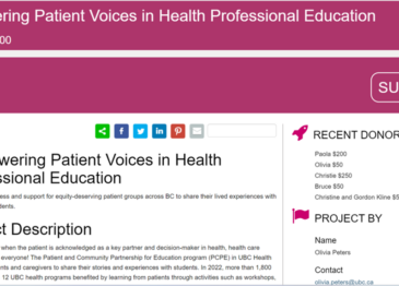 Update: Empowering Patient Voices fundraising results